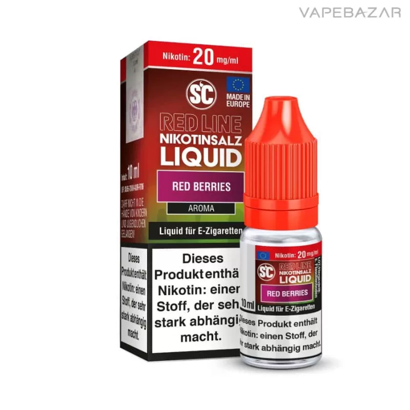 SC Red Line Nikotinsalz Liquid – Red Berries
