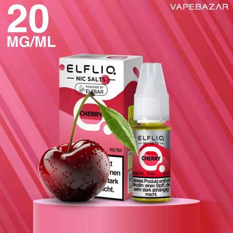Elfliq Nikotinsalz Liquid 10ml – Cherry 20mg/ml Nikotin