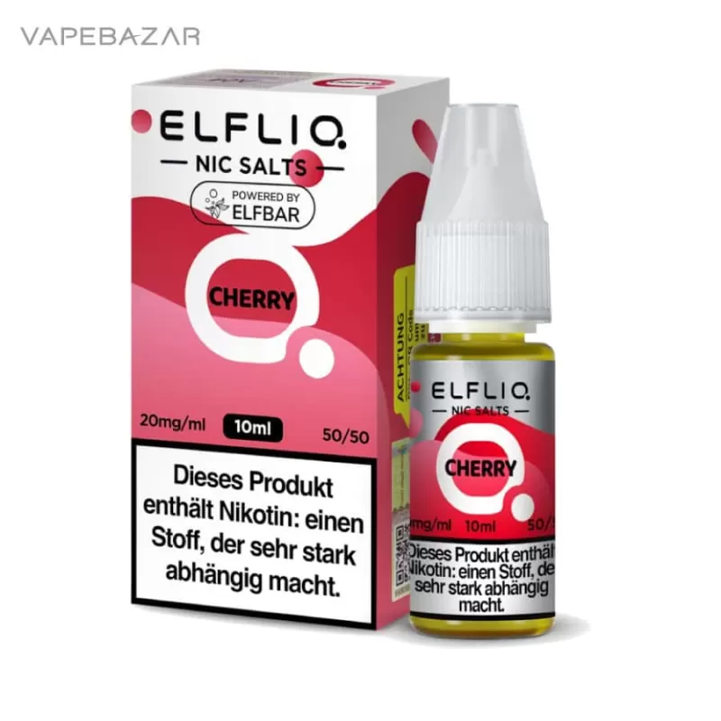 Elfliq Nikotinsalz Liquid 10ml – Cherry 20mg/ml Nikotin - Image 3