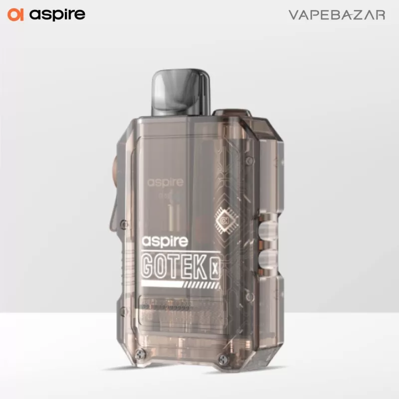 Aspire – Gotek X – Pod Kit – Transparent Amber - Image 2