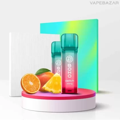 BOHO Switch Pod – Tropical Fruit – 2er Pack - Boho / Mango / Ananas / Orange / 20mg/ml / Ja