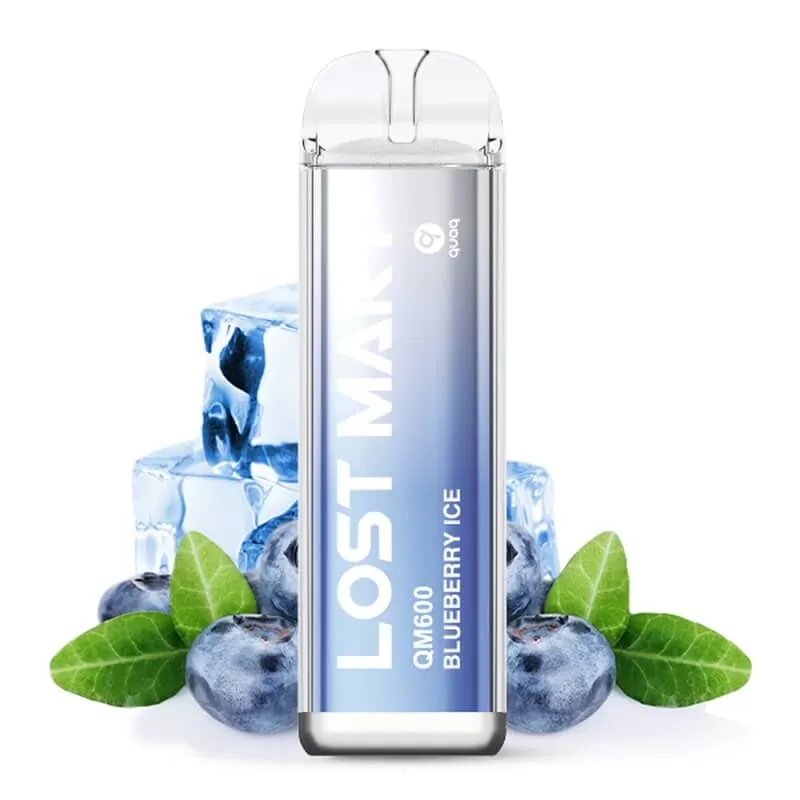 Elfbar Lost Mary QM600 – Blueberry Ice - pflanzliches Glycerin / Nikotin-Benzoat / Aromen / Propylenglykol / 20mg/ml / ca. 600 / 360 mAh - Image 2