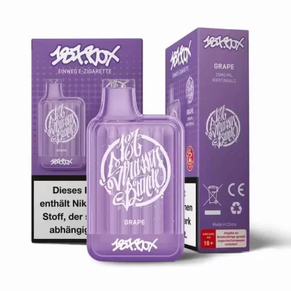 187 Box – Grape - 187 Strassenbande / 550 mAh / Propylenglykol / Aromastoffe / Glycerin / Nikotin-Benzoat / 20mg/ml