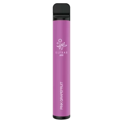 ELF BAR 600 – Pink Grapefruit - Elf Bar / 20mg/ml / 550 mAh / Propylenglykol / pflanzliches Glycerin / Aromastoffe / Nikotin / ca. 600