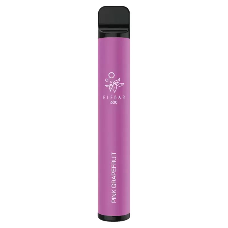 ELF BAR 600 – Pink Grapefruit - Elf Bar / 20mg/ml / 550 mAh / Propylenglykol / pflanzliches Glycerin / Aromastoffe / Nikotin / ca. 600