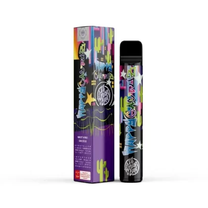 187 VAPE Nikotinfrei – Happy Cactuz - Passionsfrucht / Kaktusfeige / Limette / 187 Strassenbande / Nikotinfrei / 500 mAh / Propylenglykol / Aromastoffe / Glycerin / ca. 600