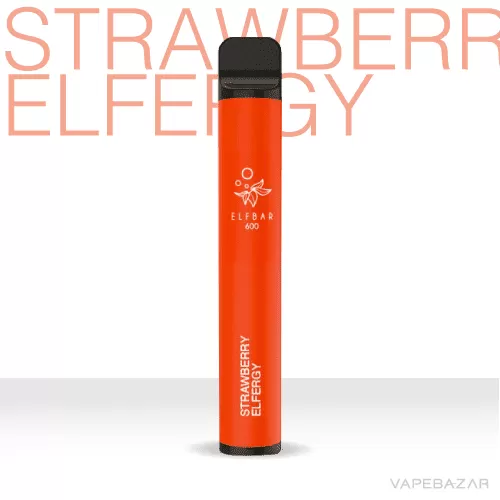ELF BAR 600 – Strawberry Elfergy - Energy Drink / Elf Bar / 20mg/ml / 550 mAh / Propylenglykol / pflanzliches Glycerin / Aromastoffe / Nikotin / ca. 600 - Image 2