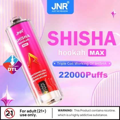 JNR Shisha Hookah Max 22K Disposable Vape