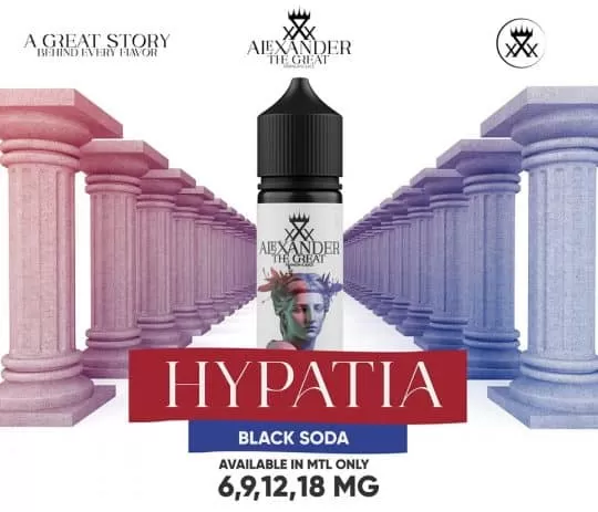 ALEXANDER MTL HYPATIA ICE VAPE ELIQUID – BLACK SODA