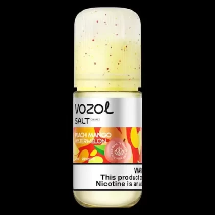 VOZOL PRIME PEACH MANGO WATERMELON SALT VAPE ELIQUID
