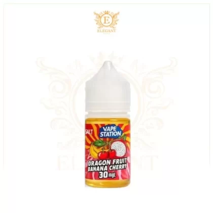 VAPE STATION DRAGON FRUIT BANANA CHERRY SUPER ICE SALT ELIQUID