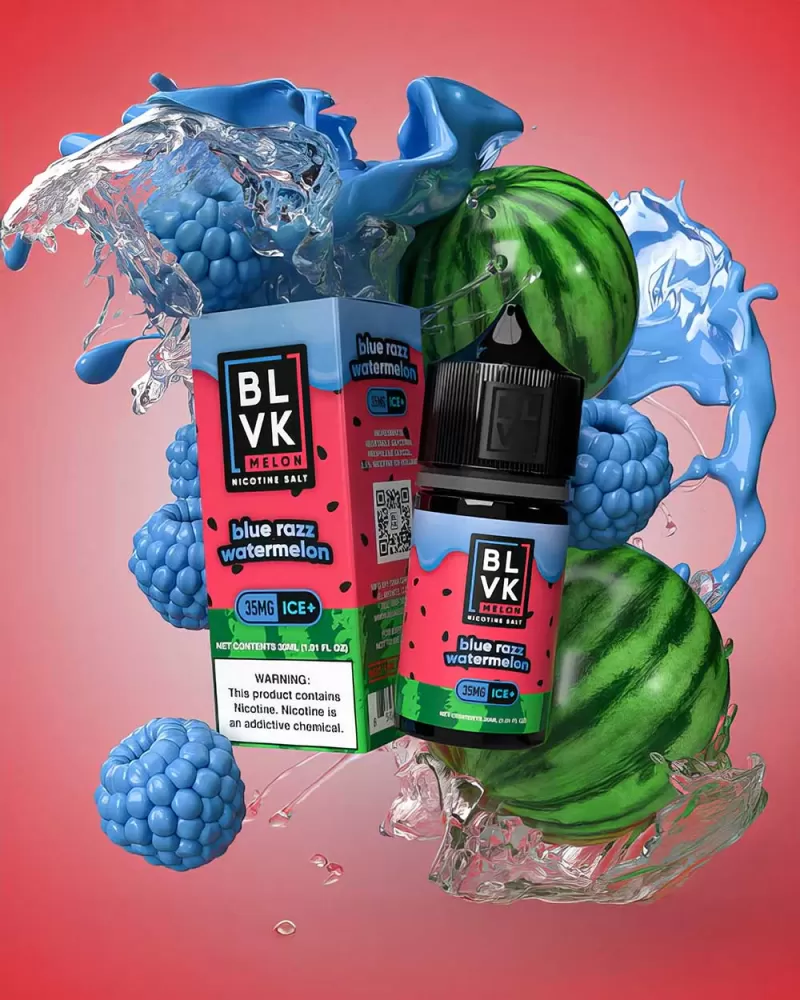 BLVK Melon series - Nic Salt - Blue Razz Watermelon / 50mg - Image 2