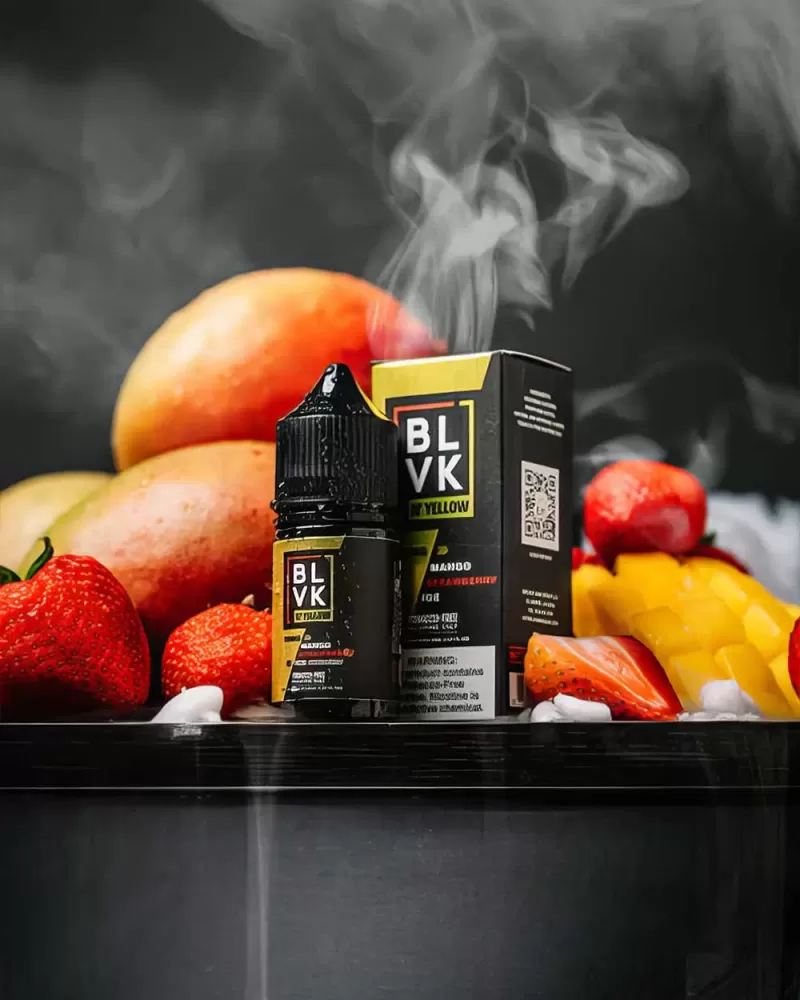 BLVK N'Yellow series - Nic Salt - Mango Banana Ice / 50mg - Image 3