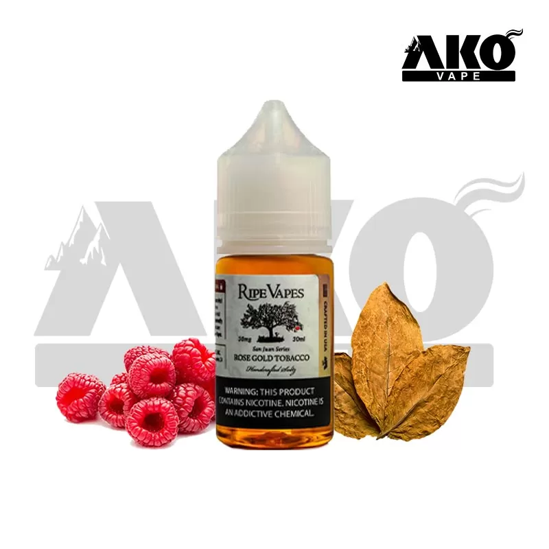 سالت نیکوتین سن جوان رز گلد توباکو رایپ ویپز Ripe Vapes Rose Gold tobacco