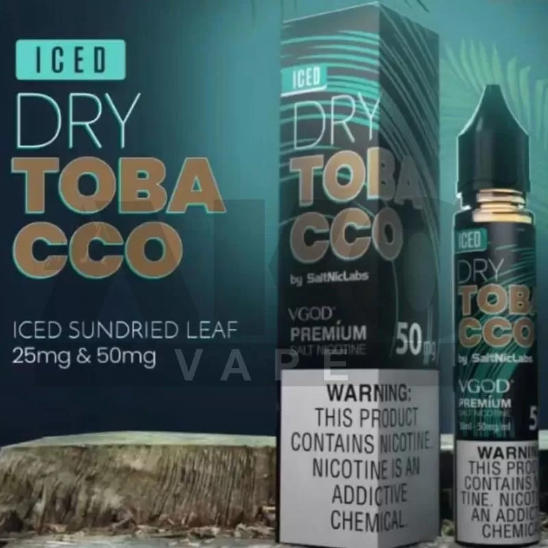 سالت نیکوتین درای توباکو یخ (تنباکو خشک یخ) ویگاد VGOD DRY TOBACCO ICED - Image 2