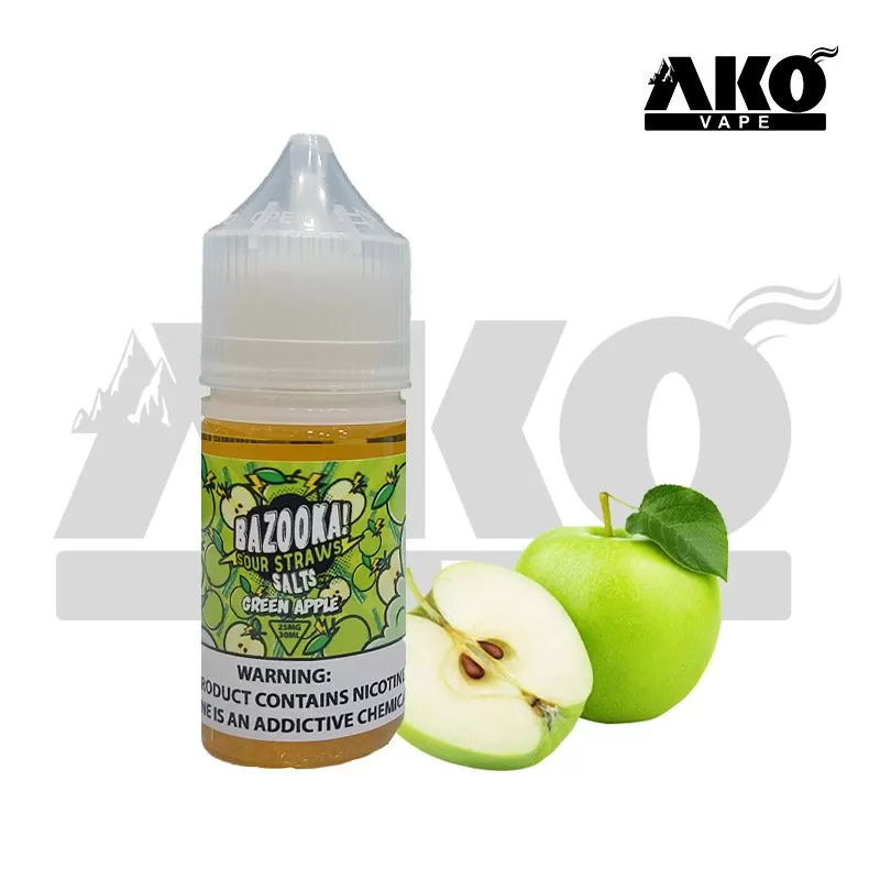 سالت نیکوتین سیب سبز بازوکا BAZOOKA GREEN APPLE SALT