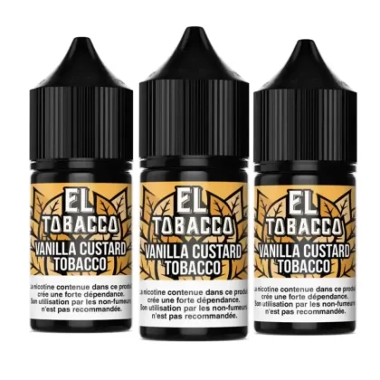 El Tobacco – Vanilla Custard Tobacco E-liquide 30ml