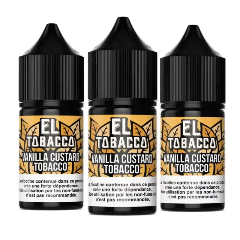 El Tobacco – Vanilla Custard Tobacco E-liquide 30ml