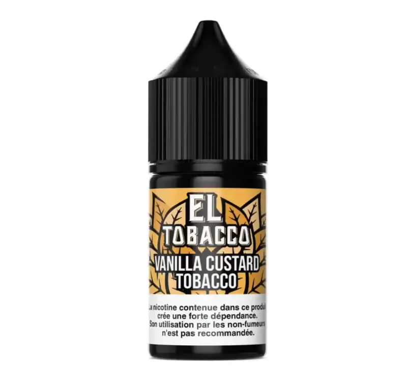 El Tobacco – Vanilla Custard Tobacco E-liquide 30ml - Image 2