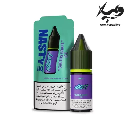 سالت کاکتوس انگور یخ نستی ۱۰ میل Nasty Cactus Grape Ice 10ML