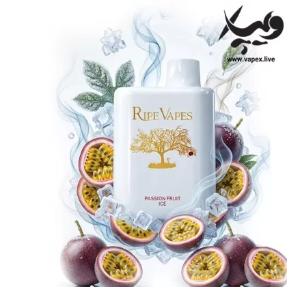 پاد یکبار مصرف آیوری رایپ ویپز ۴۰۰۰۰ پاف طعم پشن فروت Ripe Vapes IVORY 40000P Passion Fruit