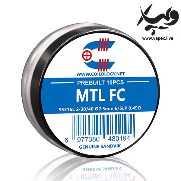 سیم ویپ کویلولوژی MTL FC Coilology MTL Fused Clapton Prebuilt Coils - Image 2