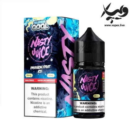 سالت پشن فروت یخ سوپرکول نستی Nasty Supercool Passion Fruit ICE