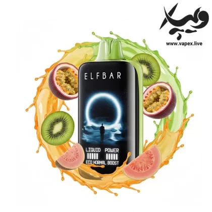 پاد یکبار مصرف الف بار مون نایت ۴۰۰۰۰ پاف کیوی پشن فروت گواوا ELF BAR Moonnight 40000P Kiwi Passionfruit Guava