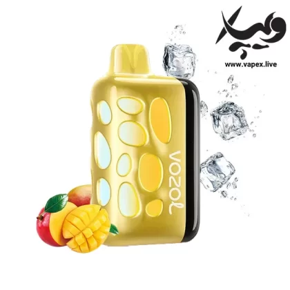 پاد یکبار مصرف وزول ریو ۴۰۰۰۰ پاف انبه یخ Vozol Rave 40000P Mango Ice