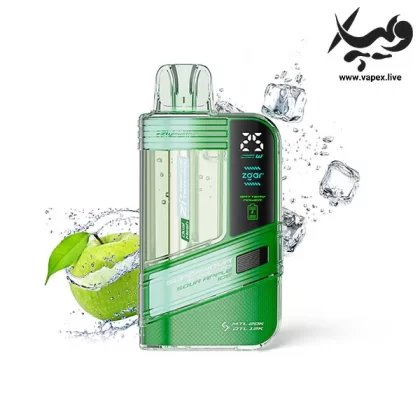 پاد یکبار مصرف زیگار سوپرنوا ۳۰هزار پاف سیب ترش یخ ZGAR Supernova 30K 2% Sour Apple Ice