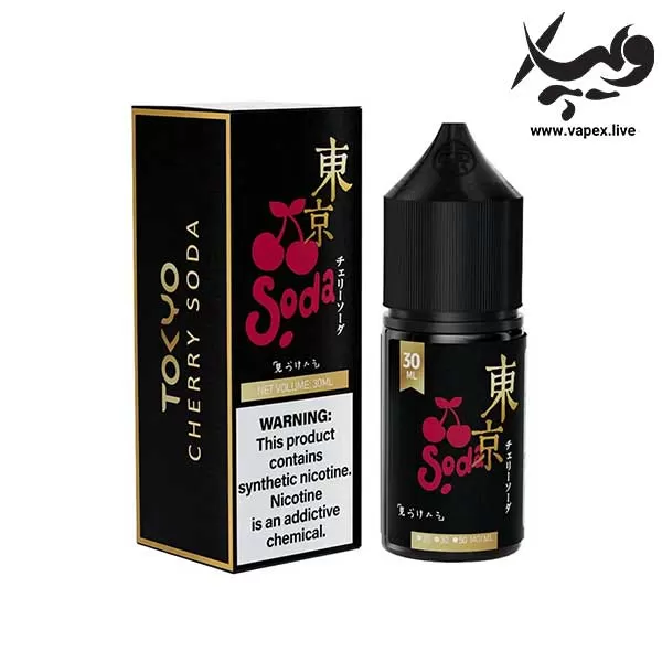 سالت گلدن نوشابه گیلاس توکیو Tokyo Golden Cherry Soda Salt 30ML