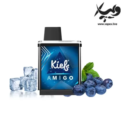 کارتریج پاد اکسترا امیگو ۸۰۰۰ پاف بلوبری یخ Amigo Cartridge Blueberry Ice