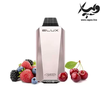 پاد یکبار مصرف ایلاکس سایبر اور ۱۰۰۰۰ پاف گیلاس بری CyberOver Red Bomb