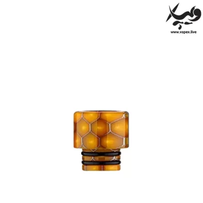 لبی ویپ ۵۱۰ اسموک رزین کبری زرد Smok 510 Drip Tip Cobra Resin Yellow - اسموک SMOK / 510