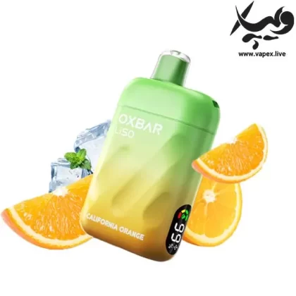 پاد یکبار مصرف اوکسبار لیسو ۲۸۰۰۰ پاف پرتقال Liso California Orange