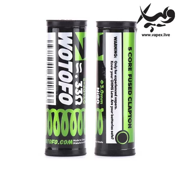 سیم ویپ وتوفو فایو کور Wotofo Five Core Fused Clapton - وتوفو wotofo / کلپتون Clapton