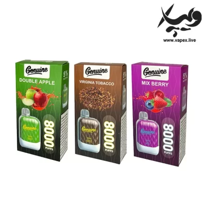 پاد یکبار مصرف جنیون Genuine 8000 Puff Disposable