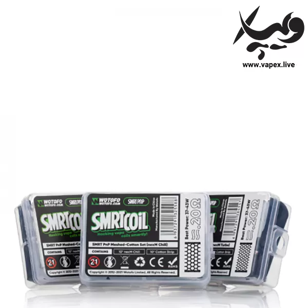 سیم ویپ و پنبه اسمارت پی ان پی SMRT PnP Mesh-Cotton Set
