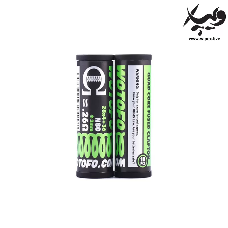 سیم ویپ کواد کور وتوفو Wotofo Quad Core Wires - وتوفو wotofo / کلپتون Clapton
