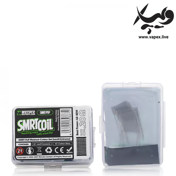سیم ویپ و پنبه اسمارت پی ان پی SMRT PnP Mesh-Cotton Set - Image 2