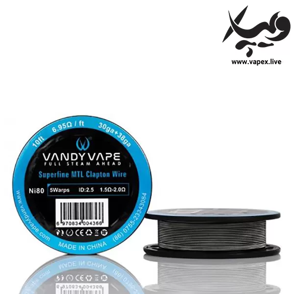 سیم ویپ سوپر فاین ام تی ال وندی ویپ Vandy Vape Superfine MTL Spools - Image 2