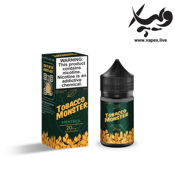 سالت نیکوتین توباکو مانستر منتول Tobacco Monster Menthol Saltnic
