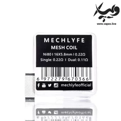 سیم ویپ مش مک لایف ۰.۲۲ اهم Mechlyfe Mesh Coil 0.22 - مش Mesh