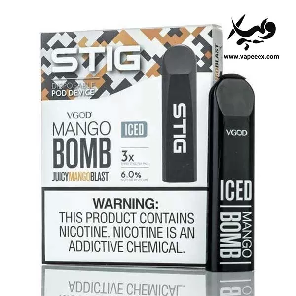 پاد استیگ ویگاد بمب انبه یخ VGOD Stig Mango Bomb Ice - ویگاد VGOD / انبه