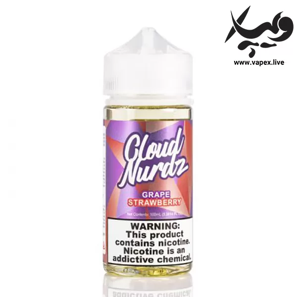 جویس کلود نوردز انگور توت فرنگی Cloud Nurdz Grape Strawberry 100ML - Image 2