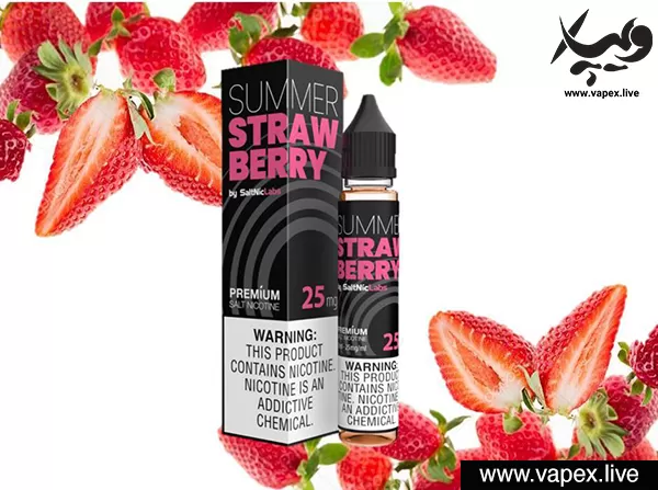 سالت نیکوتین توت فرنگی ویگاد VGOD SaltNic SUMMER STRAWBERRY - Image 2