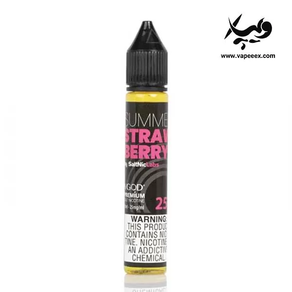 سالت نیکوتین توت فرنگی ویگاد VGOD SaltNic SUMMER STRAWBERRY - Image 3