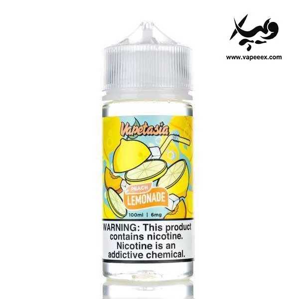 جویس لیموناد هلو ویپتاسیا ۱۰۰ میل Vapetasia Peach Lemonade - ۱۰۰ میل / ویپتاسیا VAPETASIA - Image 2