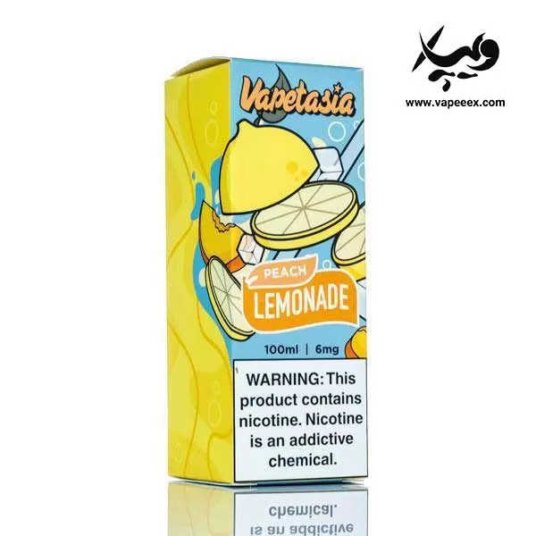 جویس لیموناد هلو ویپتاسیا ۱۰۰ میل Vapetasia Peach Lemonade - ۱۰۰ میل / ویپتاسیا VAPETASIA - Image 3
