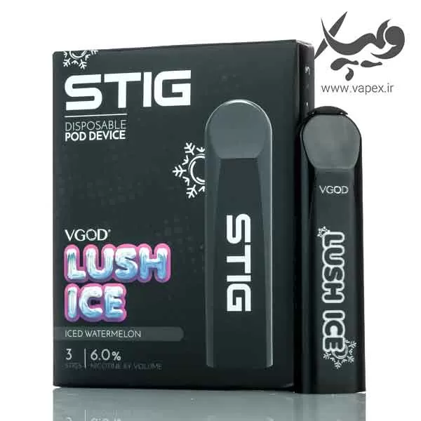 پاد استیگ ویگاد هندوانه یخ VGOD Stig Lush Ice - ویگاد VGOD / داخلی / پلاستیک / با سنسور (کامدهی باتنفس)